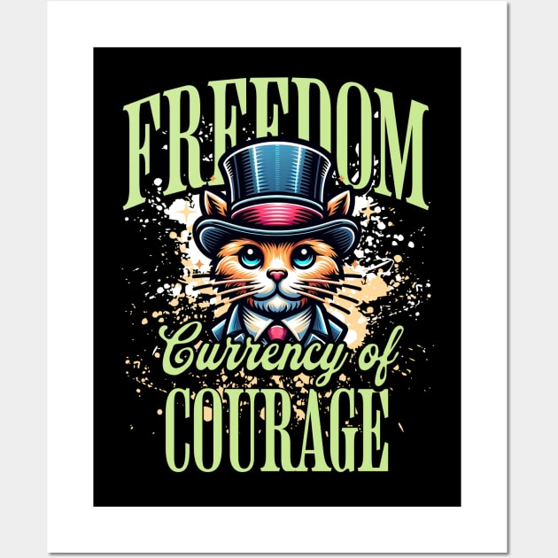 Freedom Currency Of Courage Wall Art by Norse Magic